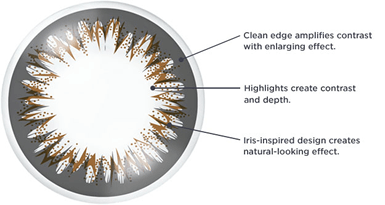 acuvue define natural shine lens ring