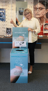 contact lens recycle bin