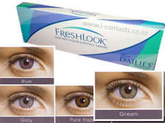 (image for) Freshlook 1 day Colors - GREEN